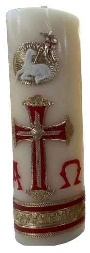 Vela decorado resplandor