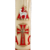 Vela de pascua 15*1M Decorado