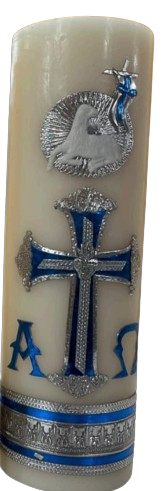 Vela decorado resplandor