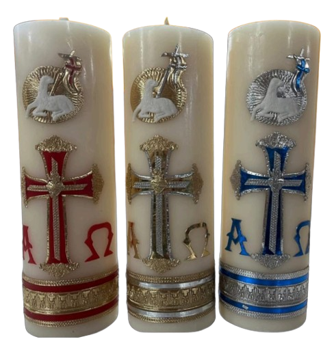 Vela decorado resplandor